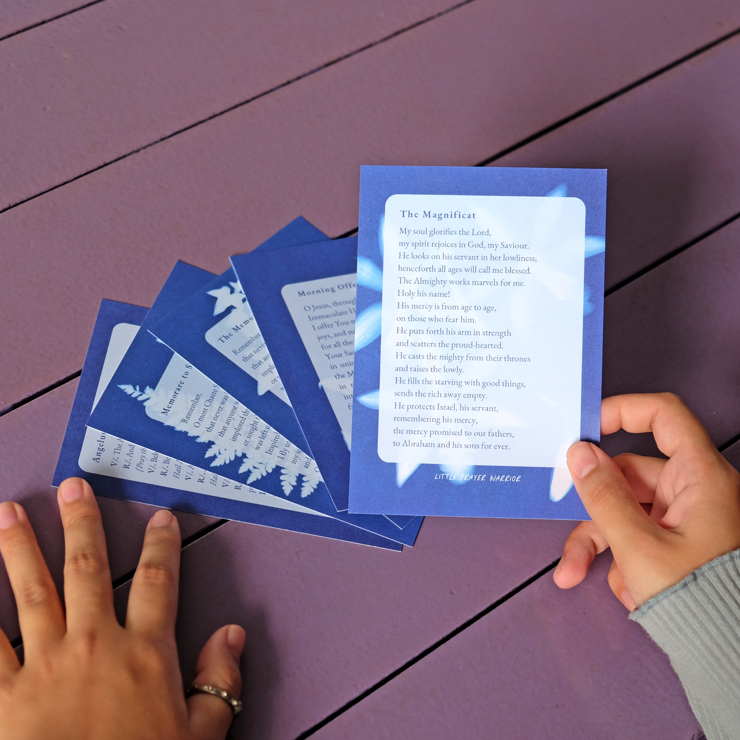 Prayer postcards