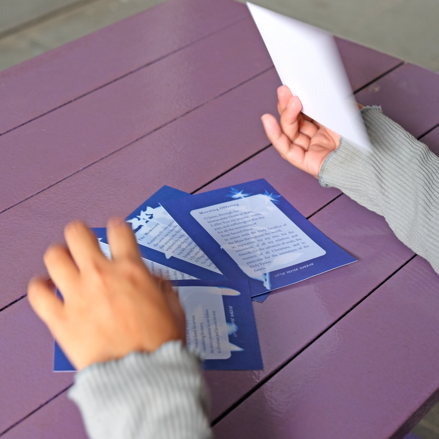 Prayer postcards