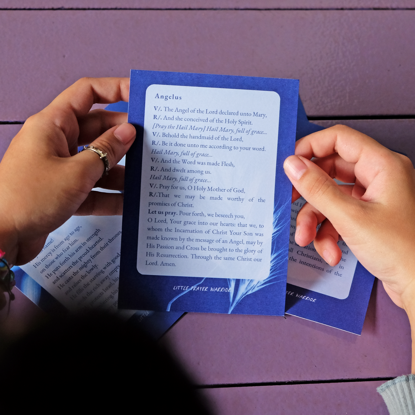 Prayer postcards