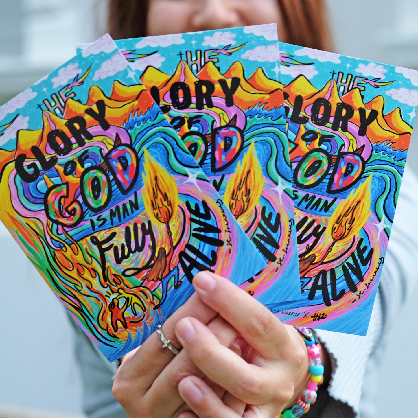 'Fully Alive' postcards