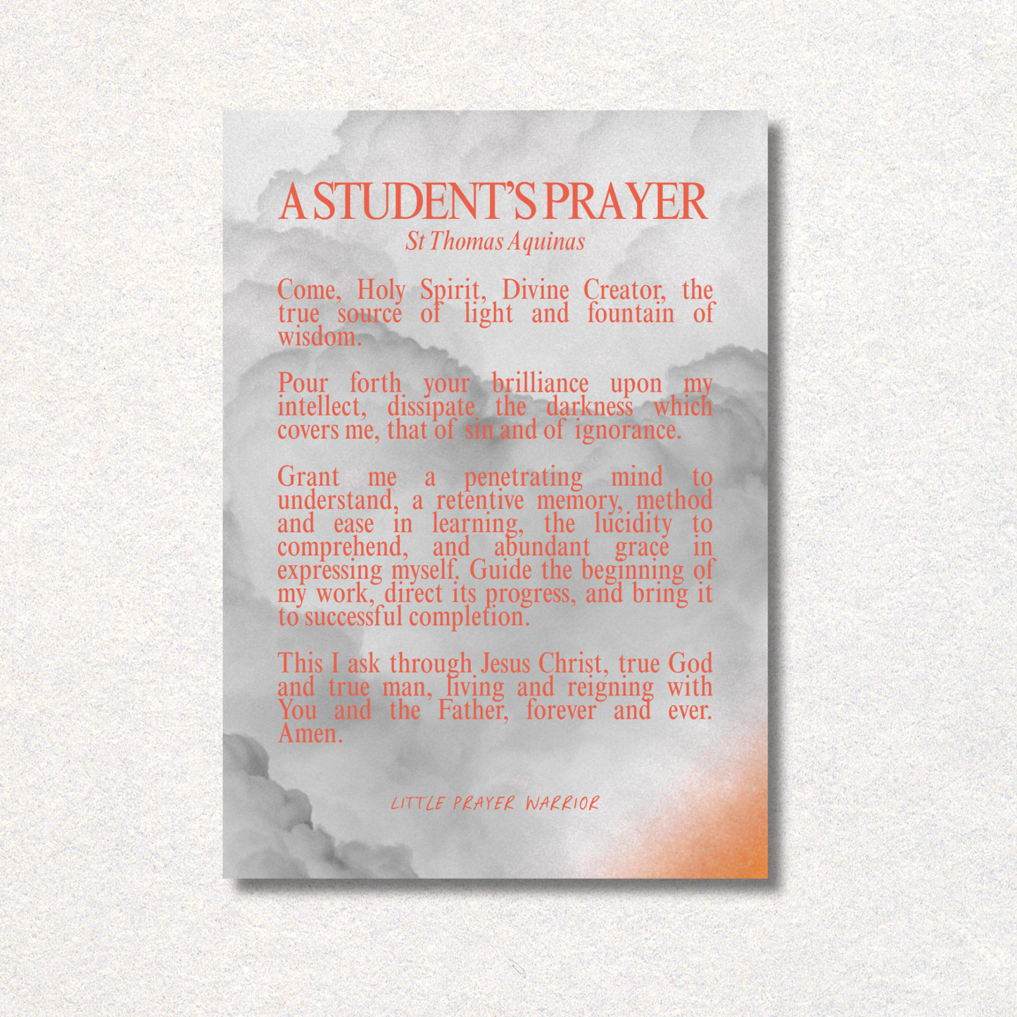 Student prayer pack