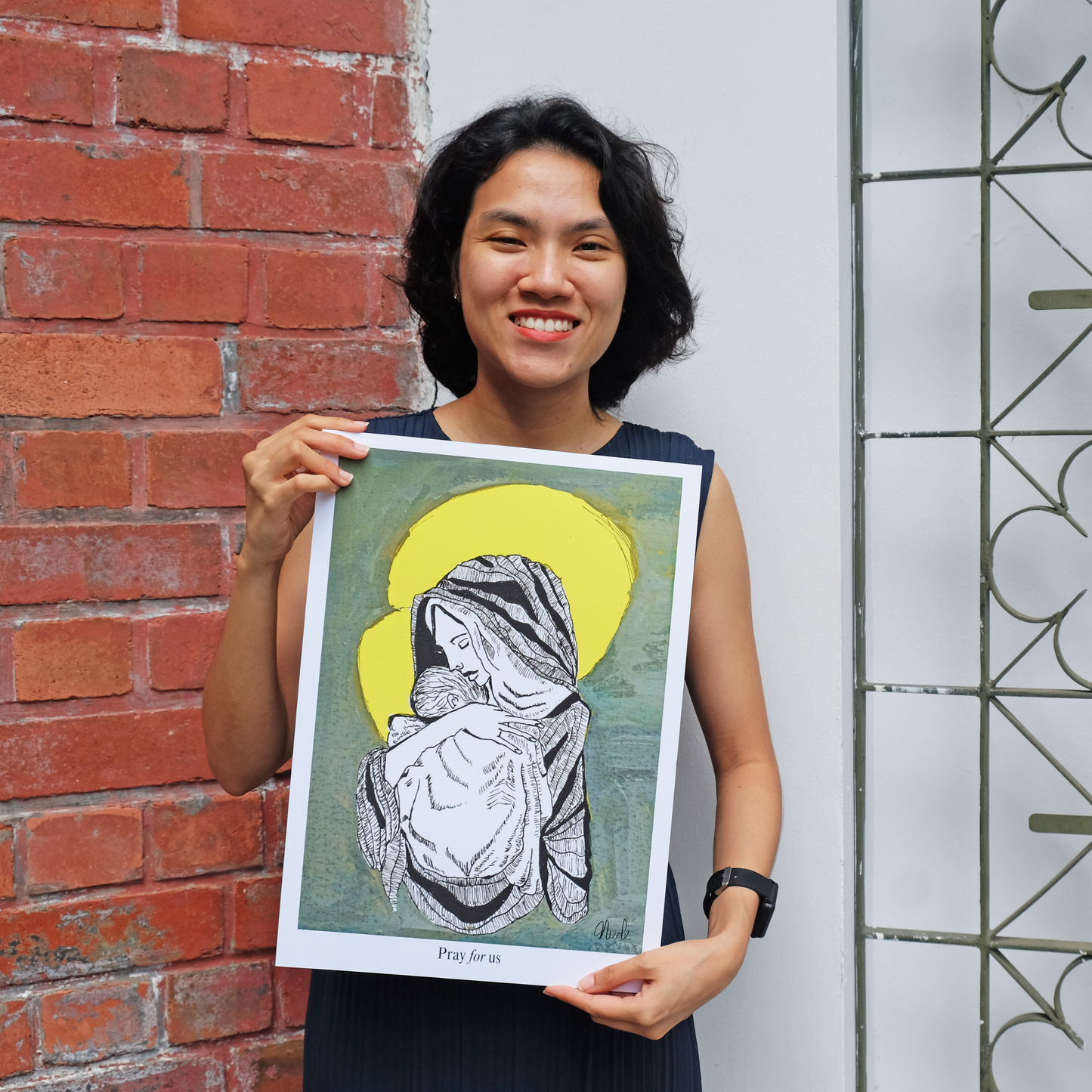 Our Lady of the Rosary print