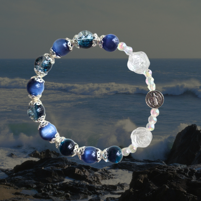 handmade rosary bracelet