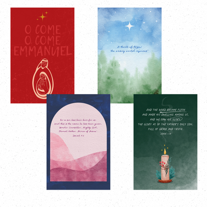 Christmas postcards